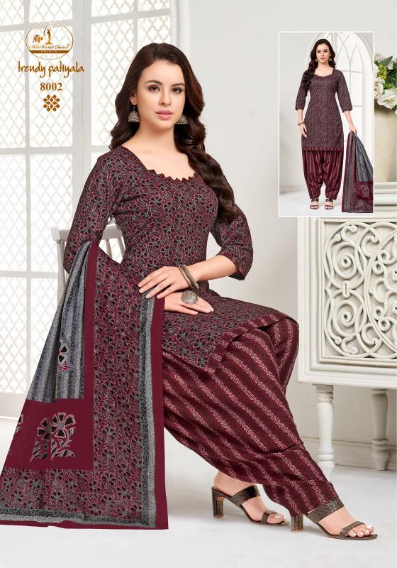 Miss world trendy patiyala vol-8 cotton kurtis at wholesale price